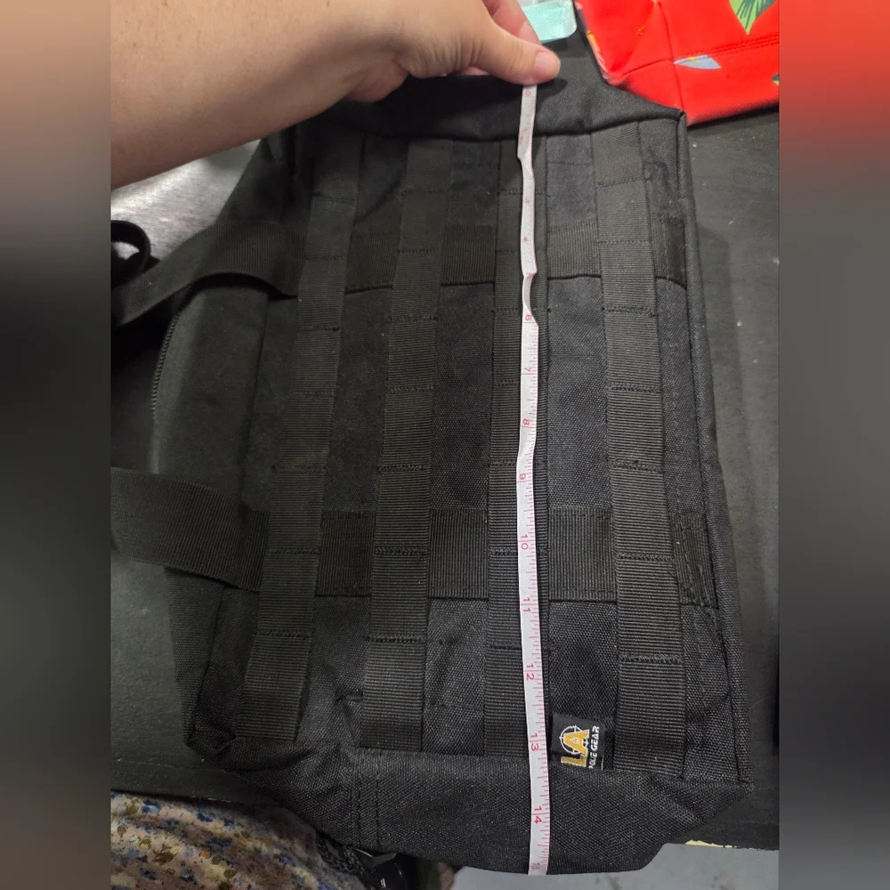 Black Tactical Men Bag LA‎ POLICE 15 IN